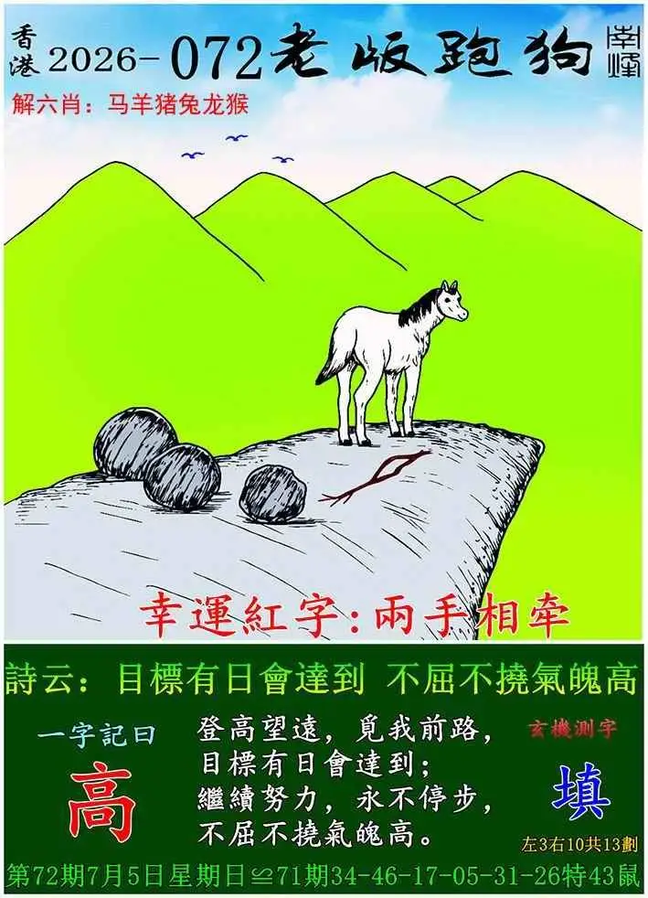 老版跑狗图