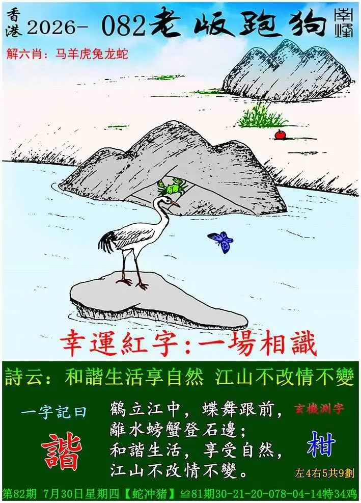 老版跑狗图