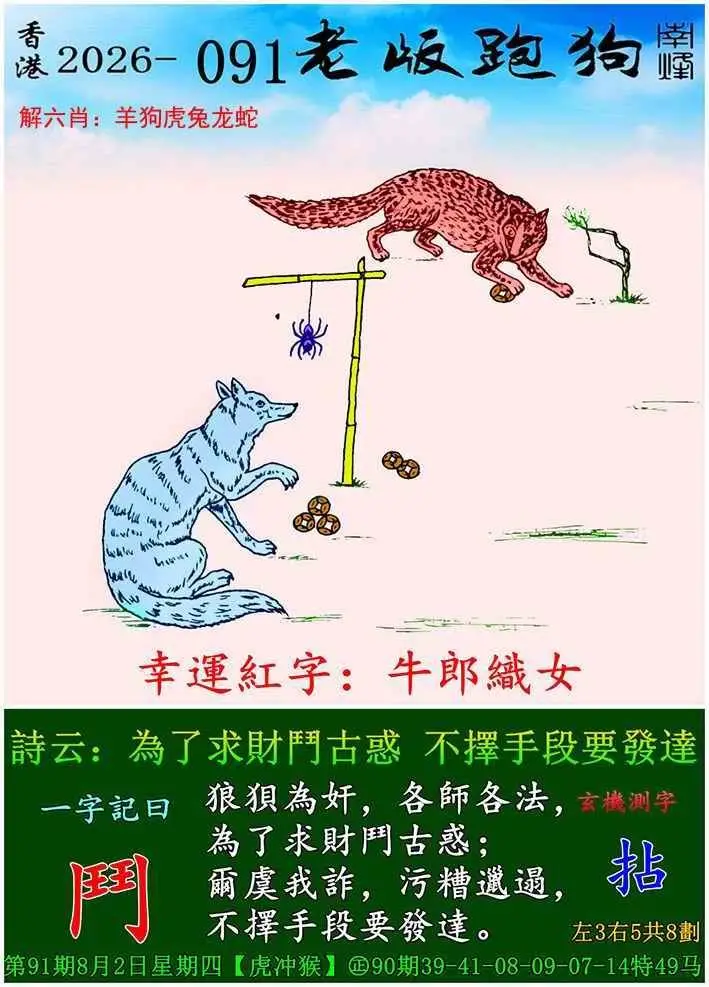 老版跑狗图