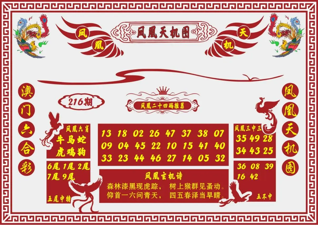 凤凰天机图
